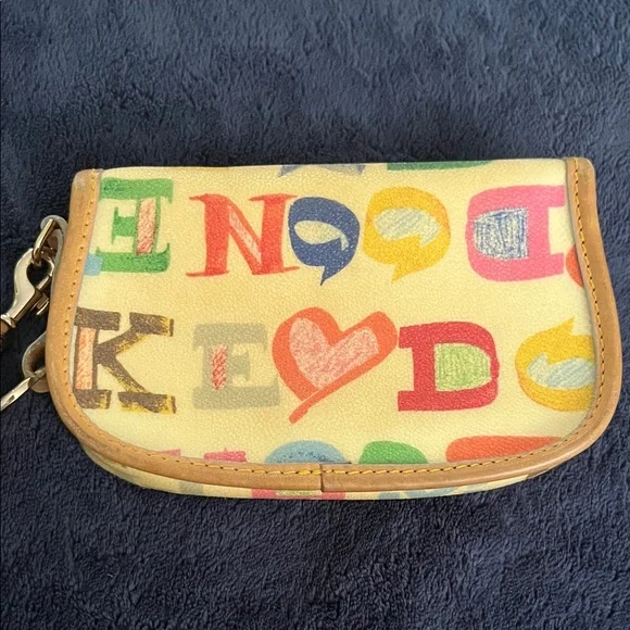 Dooney & Bourke Multicolor Alphabet Wristlet - Picture 8 of 12